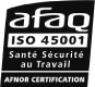 Logo AFAQ - Certification ISO 45001